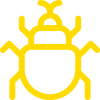 Symbol Ungeziefer (gelb) 